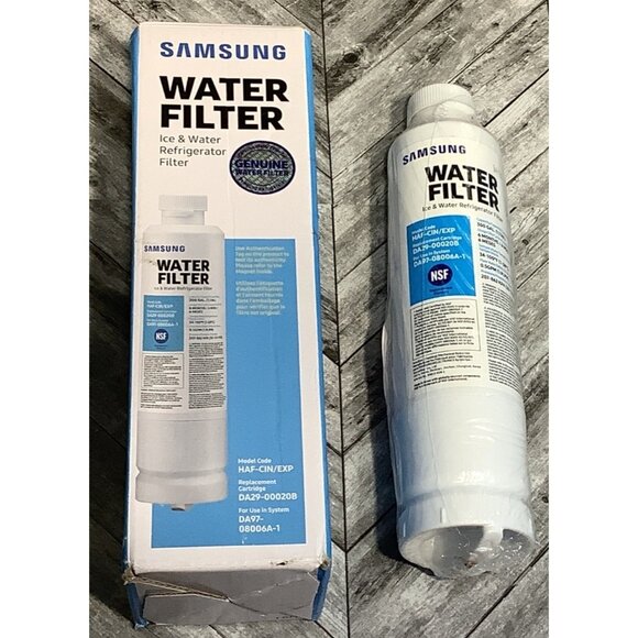 2 Samsung Genuine DA97-08006A-1 Water & Ice Refrigerator Filter DA29-00020B - Picture 1 of 4